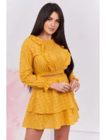 Horčicové boho šaty Horčicové boho šaty