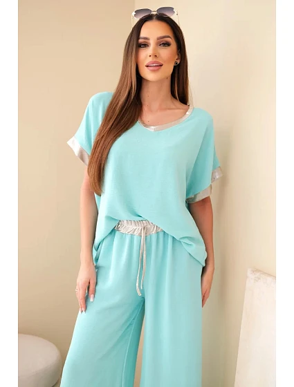 Viskózová súprava so zlatým lemovaním mincovne Viskózová súprava so zlatým lemovaním mincovne