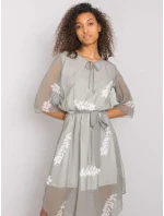 Šaty LK SK 508085.77P sivá