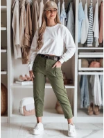Dámské khaki kalhoty Dstreet model 21986293 - FashionStreet