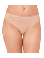 Dámské kalhotky Sloggi 24/7 Cotton Lace Tai C3P hnědé Dámské kalhotky Sloggi 24/7 Cotton Lace Tai C3P hnědé