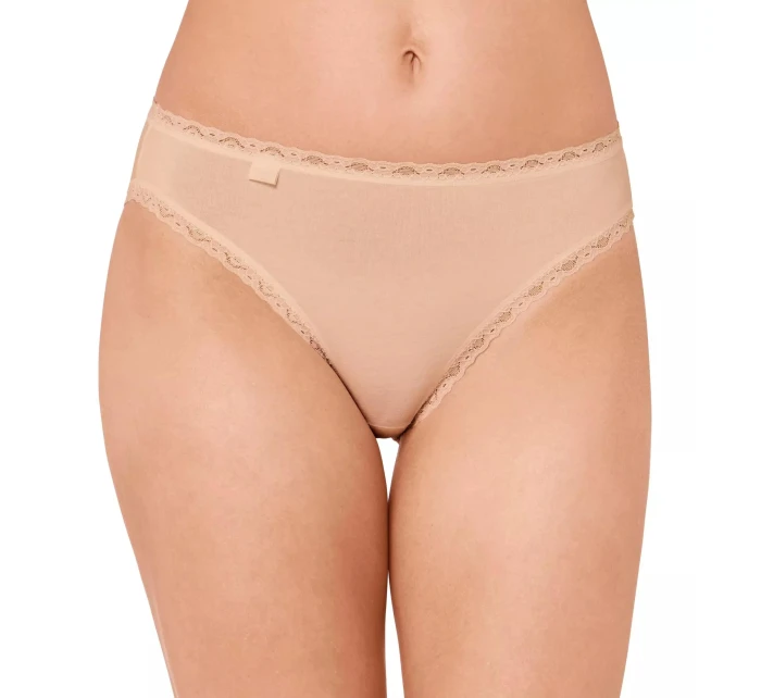 Dámské kalhotky Sloggi 24/7 Cotton Lace Tai C3P hnědé Dámské kalhotky Sloggi 24/7 Cotton Lace Tai C3P hnědé