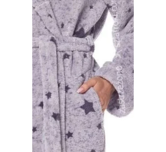 Dámsky župan 2135 melange - L&L Dámsky župan 2135 melange - L&L