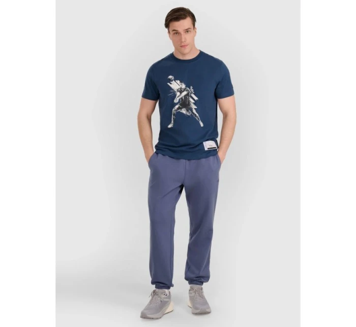 Pánske volejbalové tričko s potlačou 4F 4FRAW25TTSHM3237-46S pánske Pánske volejbalové tričko s potlačou 4F 4FRAW25TTSHM3237-46S pánske