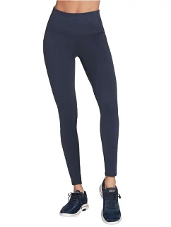 Legíny Go Walk s vysokým pasem model 22399321 tmavě modré, velikost L - Skechers