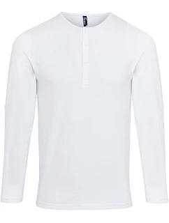 PR 218 Pánské tričko s dl. rukávy white model 22476449 - Premier
