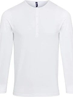 PR 218 Pánské tričko s dl. rukávy white model 22476449 - Premier