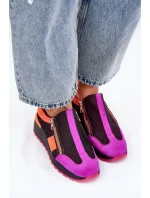 Kožené sneakersy na klínu Černé model 21691354 - Maciejka