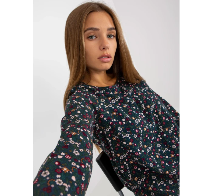 Blúzka D73771M10971AEN tmavo modrá