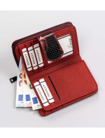 Dámske peňaženky [DH] 76115 MSN 6615 GREEN čierna a červená