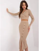 Komplet EM KMPL model 19639140 ciemny bezowy - FPrice