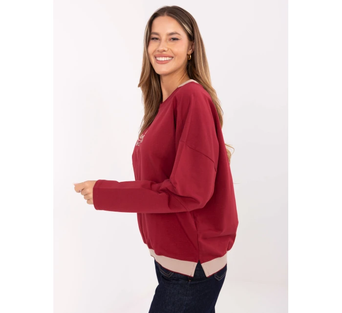 Blúzka RV BZ A907.08P bordová Blúzka RV BZ A907.08P bordová