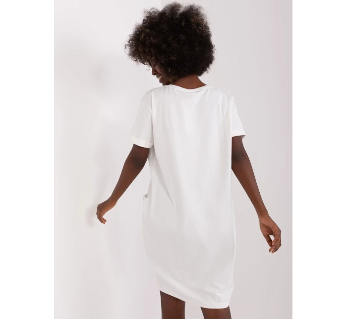 RV SK 8724 šaty.12 ecru RV SK 8724 šaty.12 ecru