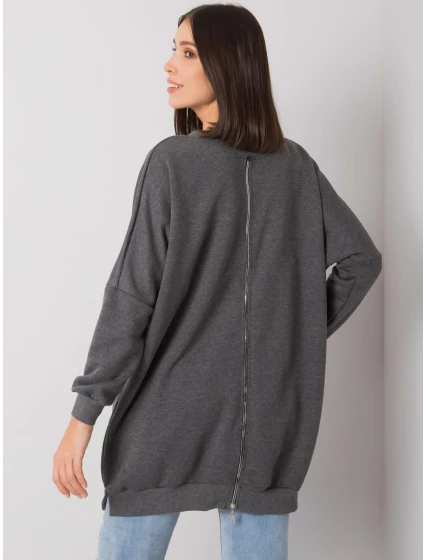 Tunika RV TU model 16292412 tmavě šedá - FPrice Tunika RV TU model 16292412 tmavě šedá - FPrice