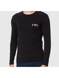 Pánske tričko 111023 1A526 - 00020 - Čierna - Emporio Armani