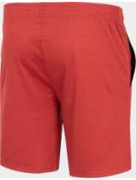 Pánske šortky D4L20-SKMF301 tmavo červená - 4F
