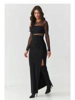 Dlhé šaty model 218306 Makadamia