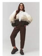 Sveter na gombíky model 220771 Makadamia