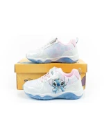 Leomil detská športová obuv tenisky Stitch ľahký suchý zips LED modrá