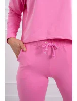 Souprava s oversize halenkou světle růžová Souprava s oversize halenkou světle růžová