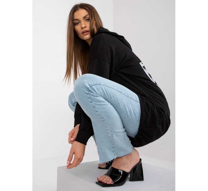 Dámska mikina-DHJ-BL-20136.37-čierna