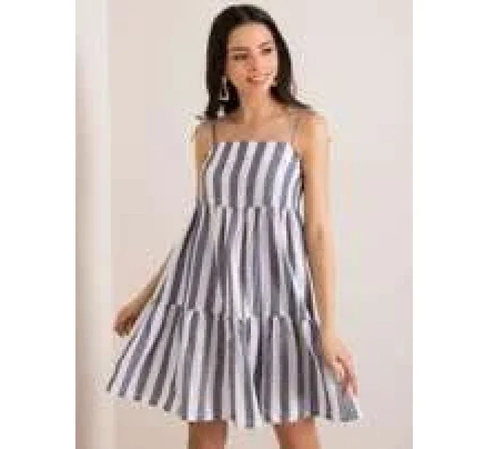 Šaty LK SK 507684.14 tmavo modrá a biela