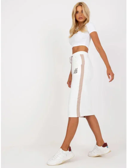 Dámská sukně RV SD 8075.46 ecru - FPrice Dámská sukně RV SD 8075.46 ecru - FPrice