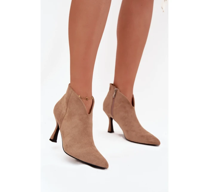 Topánky na podpätku model 217802 Step in style Topánky na podpätku model 217802 Step in style