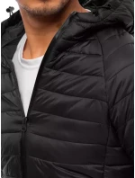 Pánská přechodná prošívaná bunda černá Dstreet model 21964306 - FashionStreet
