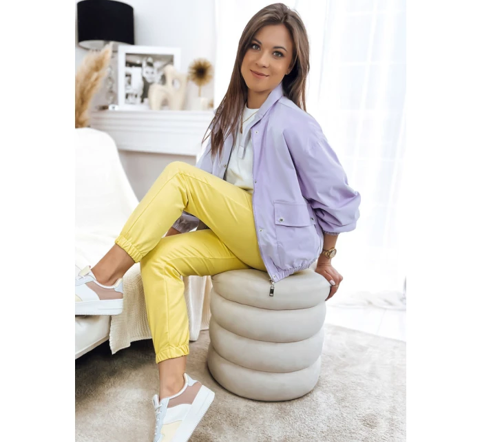 Dámská oversize bunda fialová Dstreet model 21967916 - FashionStreet