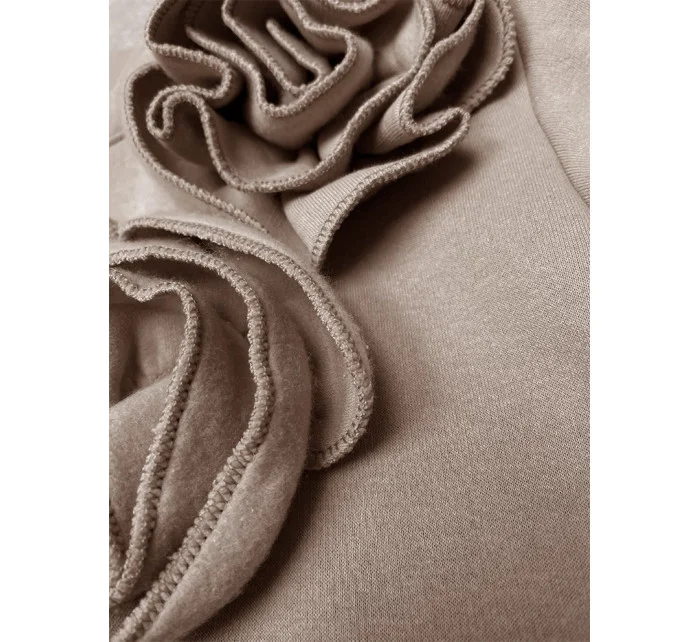 Béžová mikina s růžemi model 19749913 - MADE IN ITALY