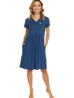 Dámske tehotenské tričko 5336 modré - Doctornap