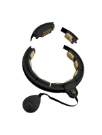 HHM13 NOVÝ HULA HOP ČIERNY/ZLATÝ S MAGNETMI A ZÁVAŽÍM + POČÍTADLO HMS HHM13 NOVÝ HULA HOP ČIERNY/ZLATÝ S MAGNETMI A ZÁVAŽÍM + POČÍTADLO HMS