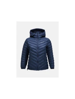 Peak Performance W Frost Down Hood Jacket navy blue