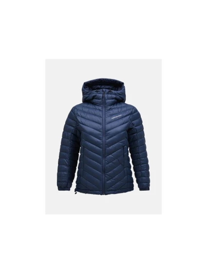 Peak Performance W Frost Down Hood Jacket navy blue