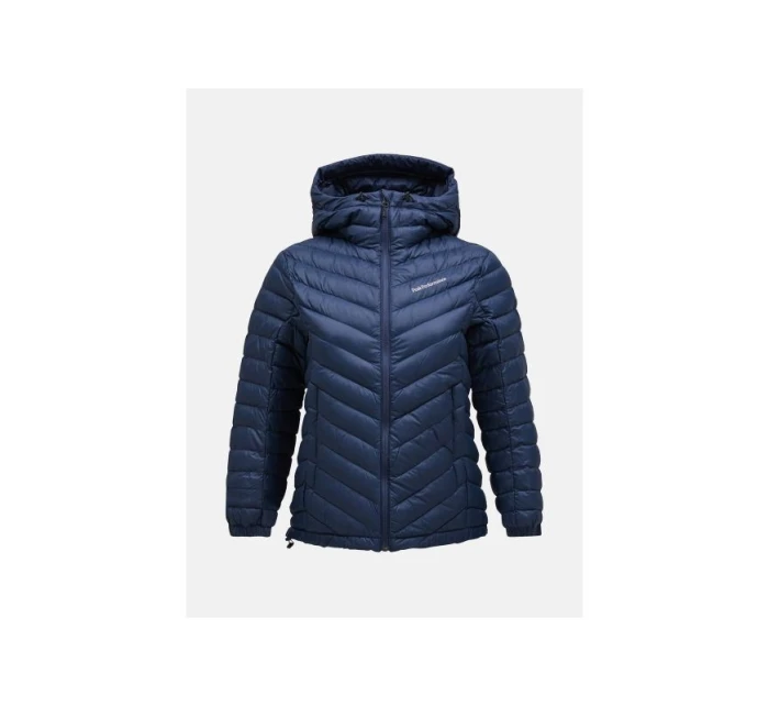 Peak Performance W Frost Down Hood Jacket navy blue