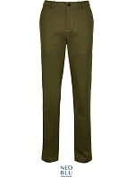 Men Pánské chino kalhoty deep khaki model 22500206 - NEOBLU Men Pánské chino kalhoty deep khaki model 22500206 - NEOBLU