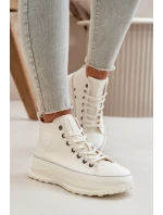 Dámské Tenisky Na Platformě Eko Kůže Big Star model 21669609 Bílé - Big Star Shoes