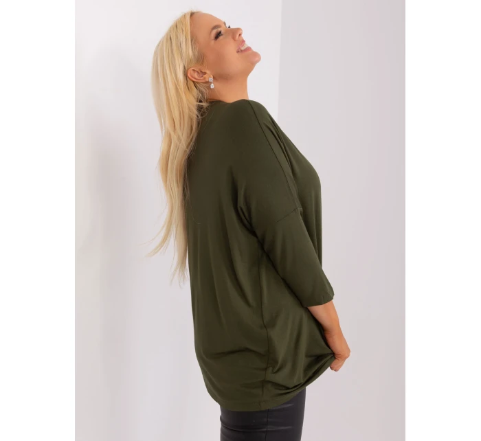 Bluzka RV BZ model 18691595 khaki - FPrice Bluzka RV BZ model 18691595 khaki - FPrice