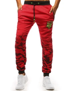 Pánske tepláky červené FashionStreet UX3618