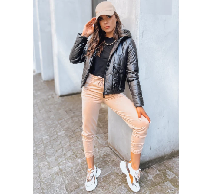 Dámská přechodná prošívaná bunda černá Dstreet model 21970039 - FashionStreet