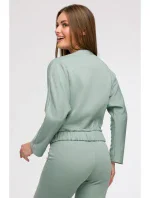 B292 Zavinovacie tričko - mentolové