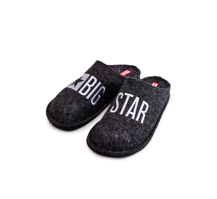 Klasické pánske papuče Big Star KK176003 Black
