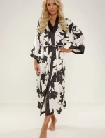 Dlouhý dámský župan S2XL model 19431526 - De Lafense