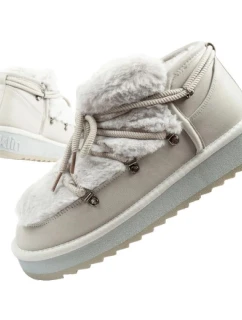D.Franklin snehové topánky dámske zimné módne kožušinové zateplené šedé dámske