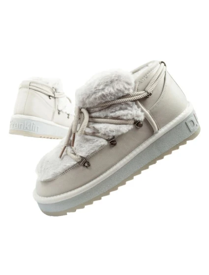 snow boots dámské zimní módní model 21394813 zateplené šedé dámské - D.Franklin