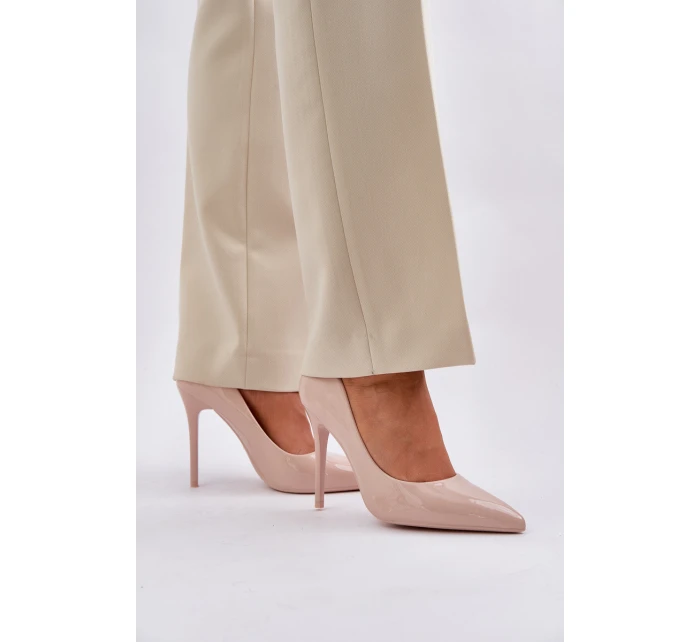 Lakované Lodičky S  Béžové model 21684963 - Boto