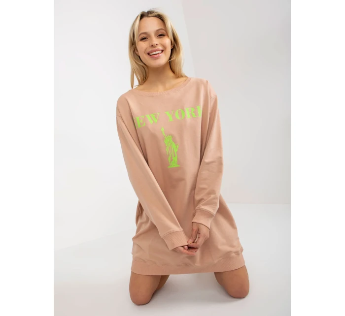 Mikina VI BL 3212.15X béžová a zelená