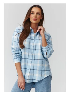 Košeľa s dlhým rukávom model 224088 Makadamia