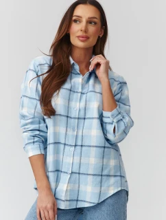 Košeľa s dlhým rukávom model 224088 Makadamia